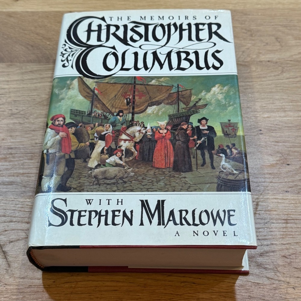 The Memoirs of Christopher Columbus Stephen Marlowe 1987 First Edition Hardcover